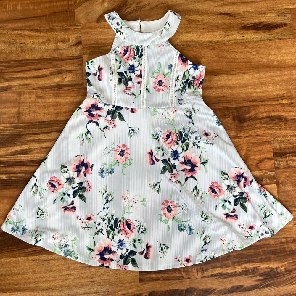 Girls dress Poppies and roses brand size 16.